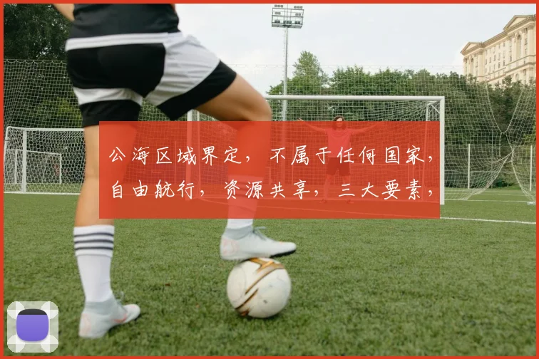 公海区域界定，不属于任何国家，自由航行，资源共享，三大要素，明确界定。